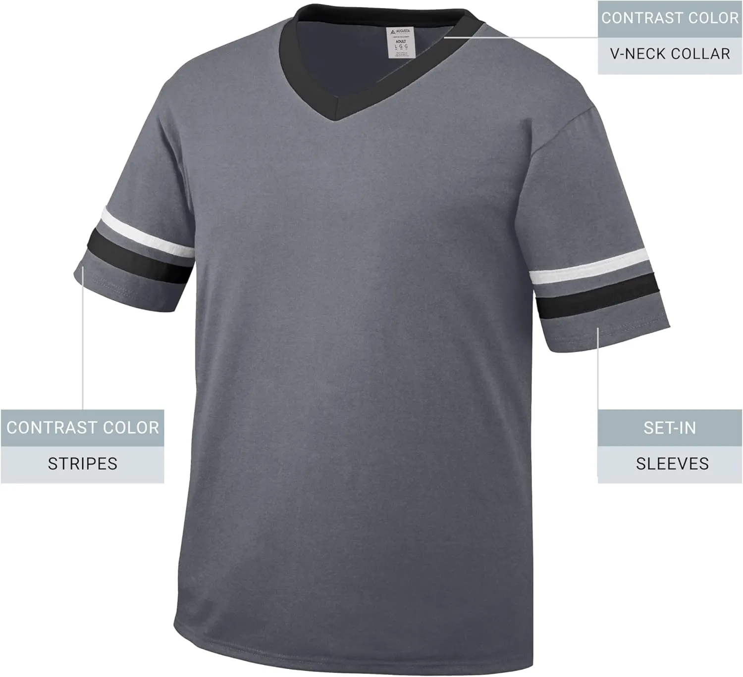 Augusta Sportswear Boys Youth Sleeve Stripe Jersey