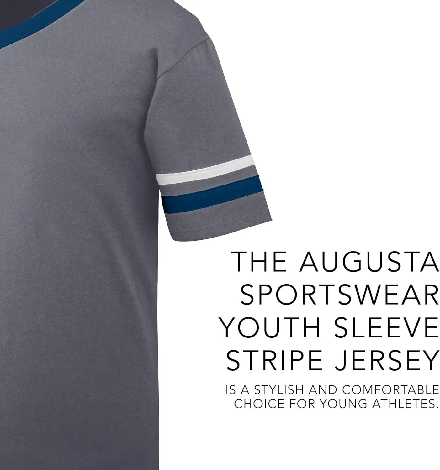 Augusta Sportswear Boys Youth Sleeve Stripe Jersey
