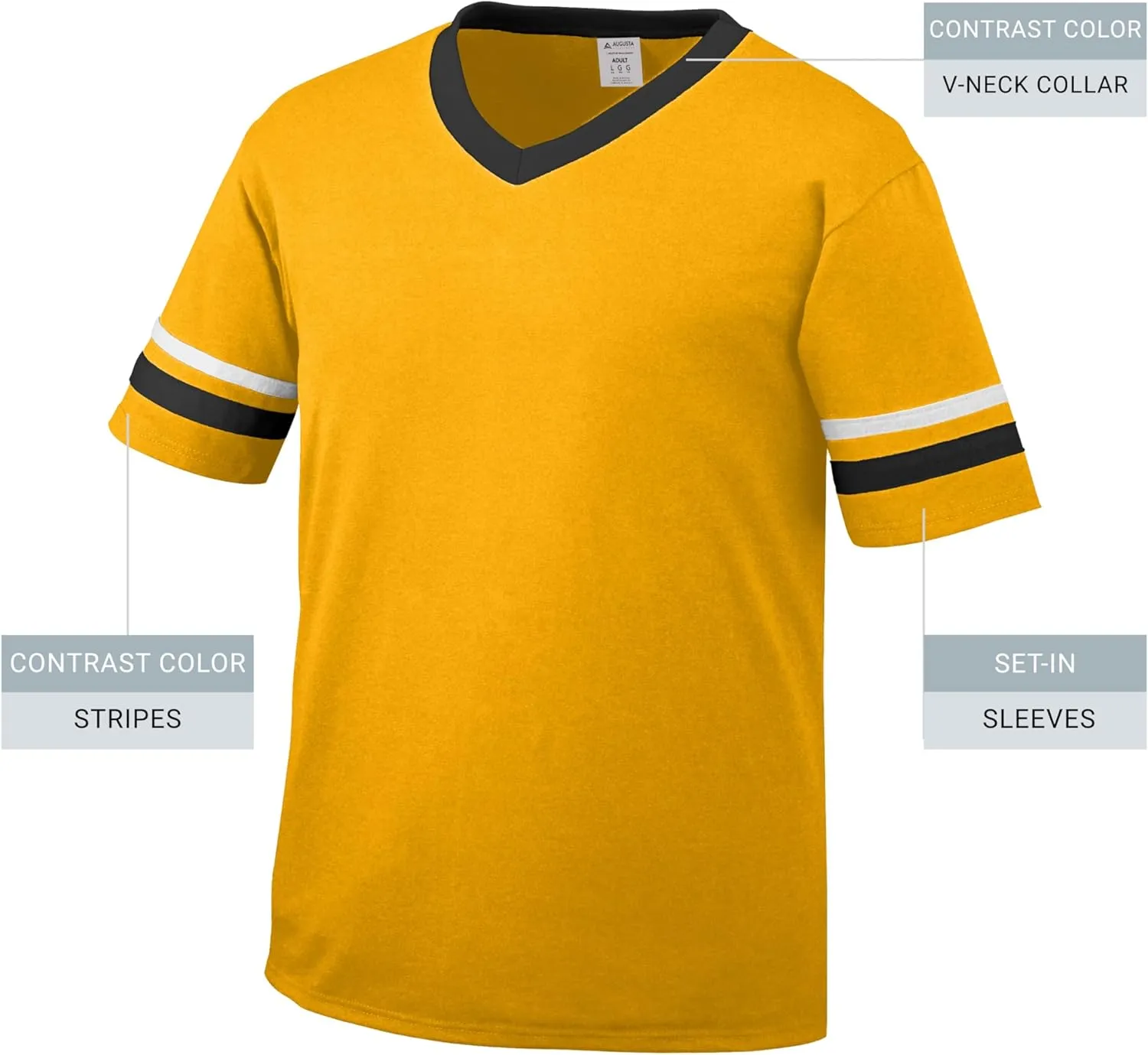 Augusta Sportswear Boys Youth Sleeve Stripe Jersey