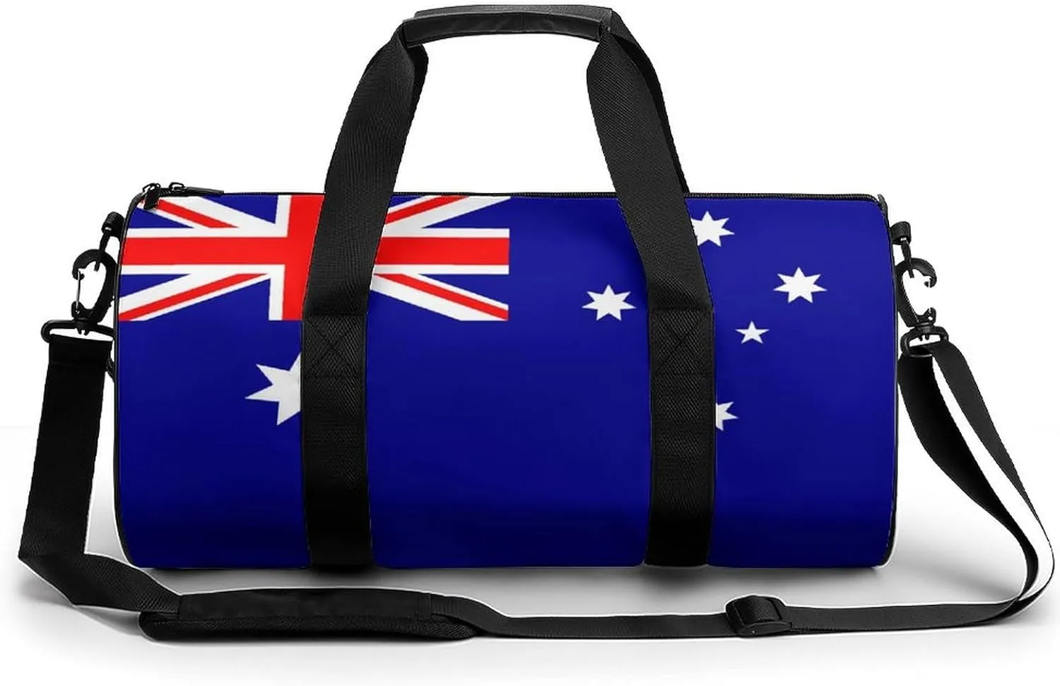 Australia Flag Sports Duffel Bag for Boys Girls with Dry Wet Separation Overnight Gym Bag
