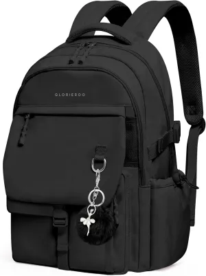Backpack Travel Casual Daypack Bookbag for School, Multiple Pockets Schoolbag for Teen Girls
