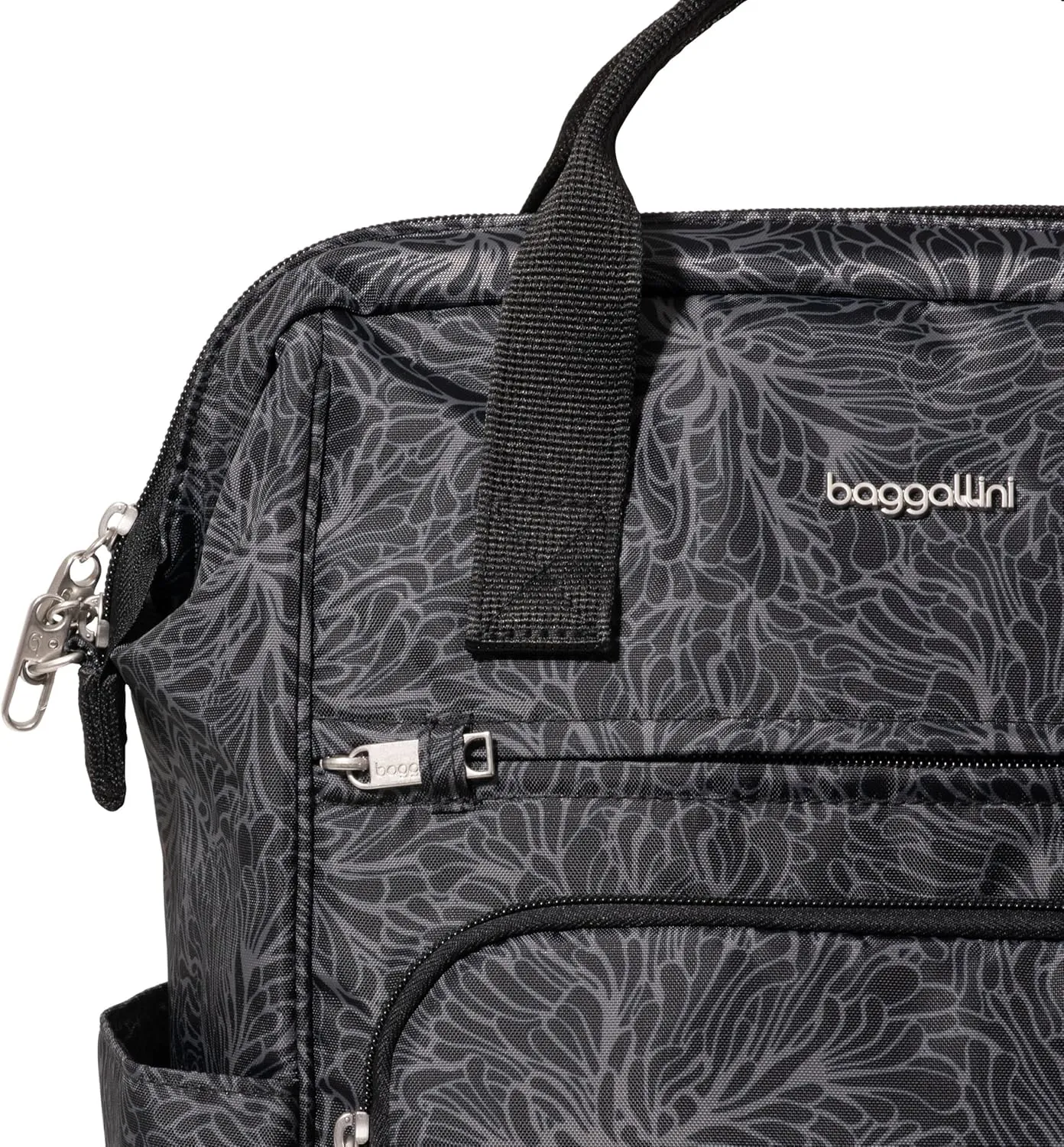 Baggallini Securtex Anti-Theft Windsor Backpack for Travel, Work & Collage, RFID & Locking Zipper, Up to 16" Laptop