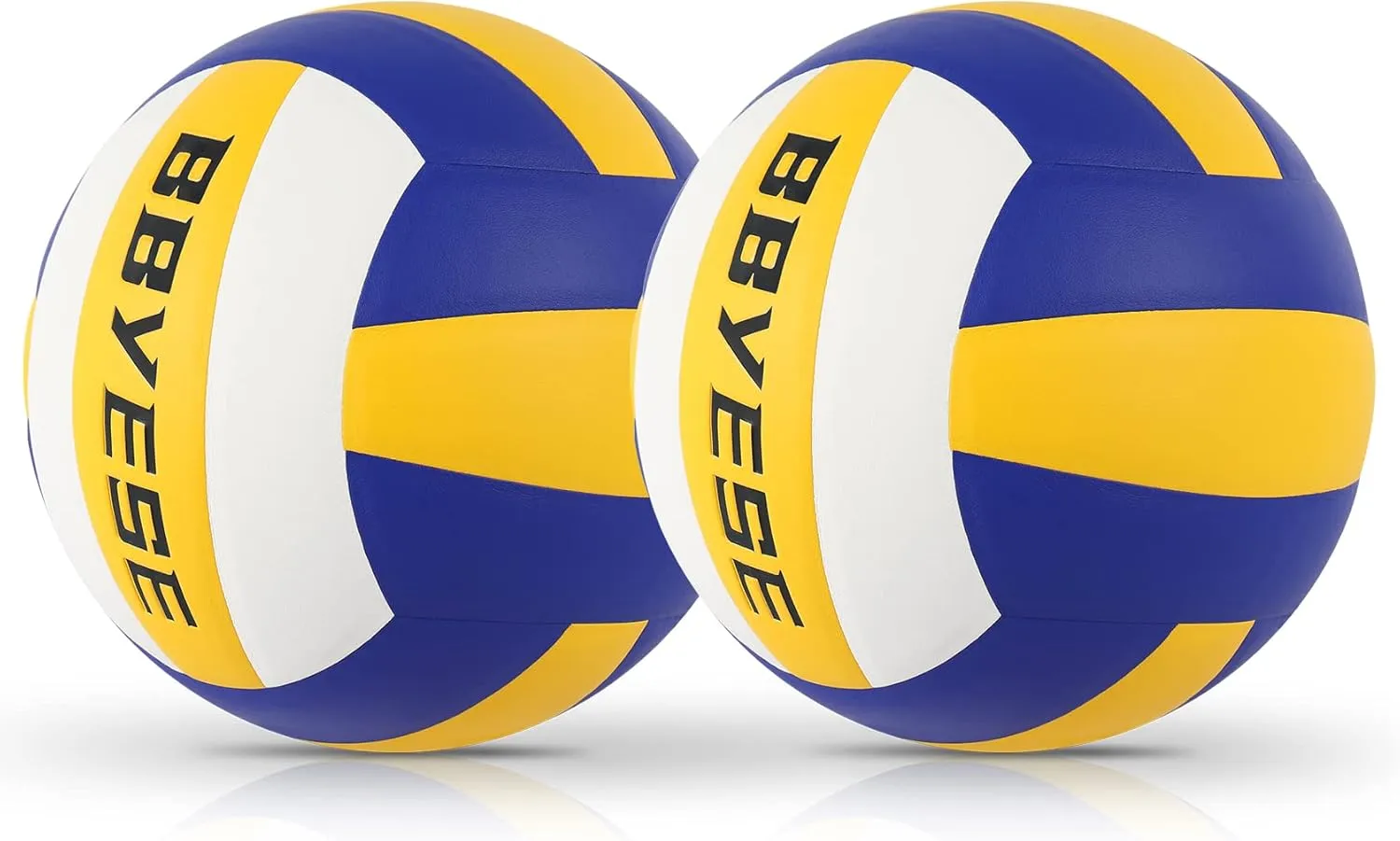 BBYESE Indoor Outdoor Volleyball Official Size 5 Waterproof Soft Sand Volley Balls for Kids Girls Boys Beginners Adults Men Women Pool Beach Gym Game Training Competition Play Gift