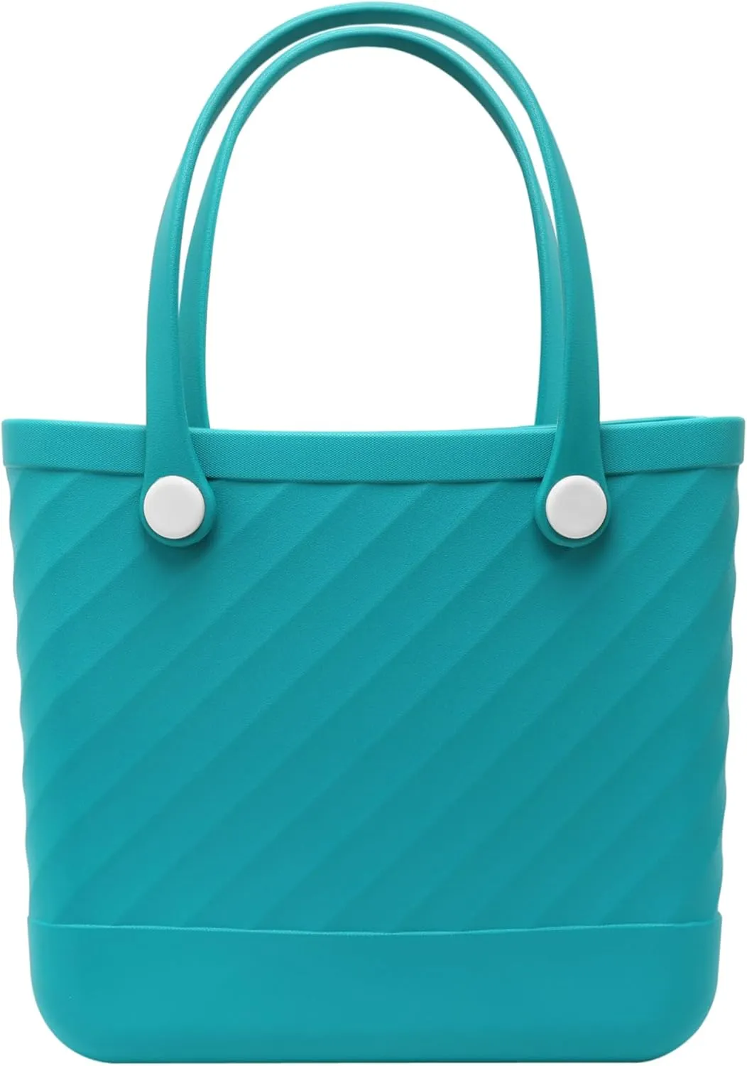 Beach Bag Rubber Tote No-holes Sandproof Waterproof Tote Bag with Zipper Pocket for Pool Boat Sports Getaway bag