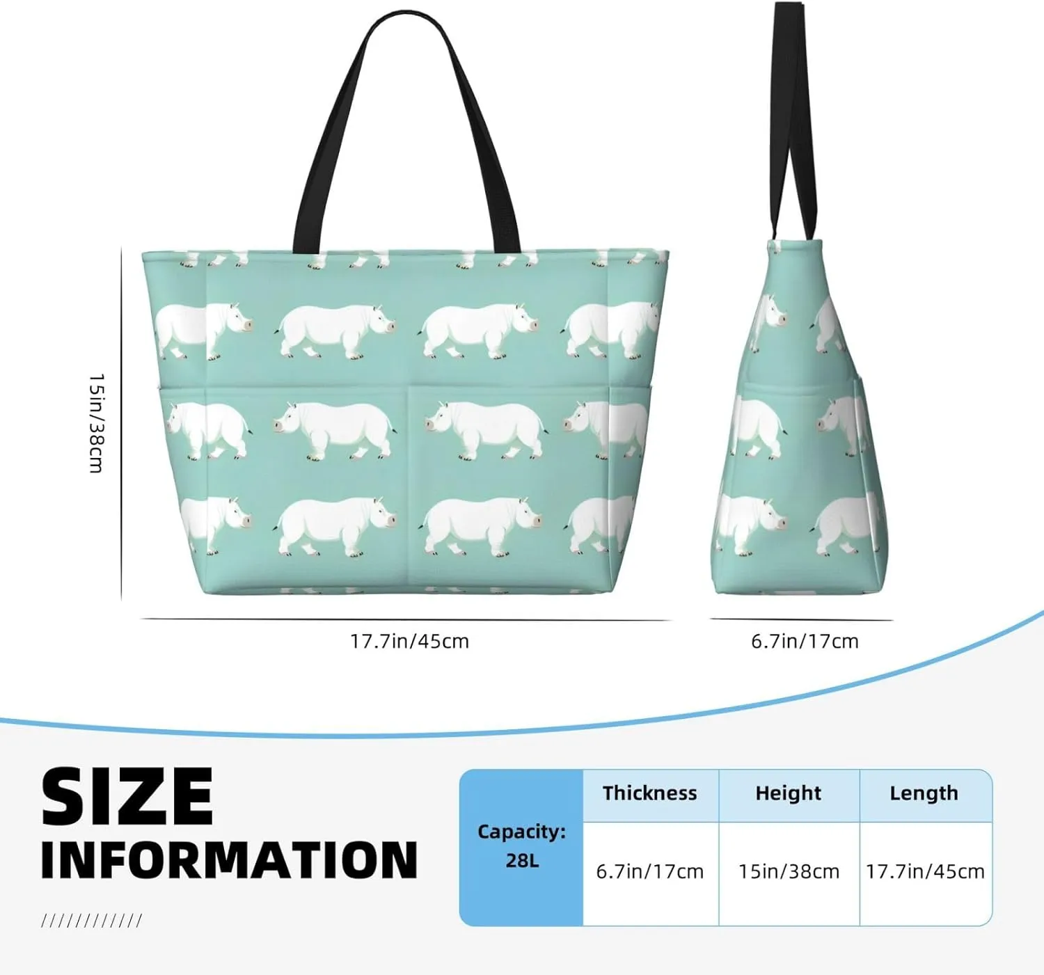 Beach Bags for Women Large Waterproof Sandproof Beach Tote Swim Pool Bag with Zipper for Travel Vacation