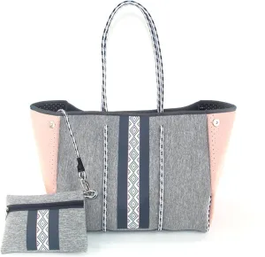Beach Bags for Women Neoprene Tote Bag Big Waterproof Fashion Comes with Pouch Travel Shoulder Bags