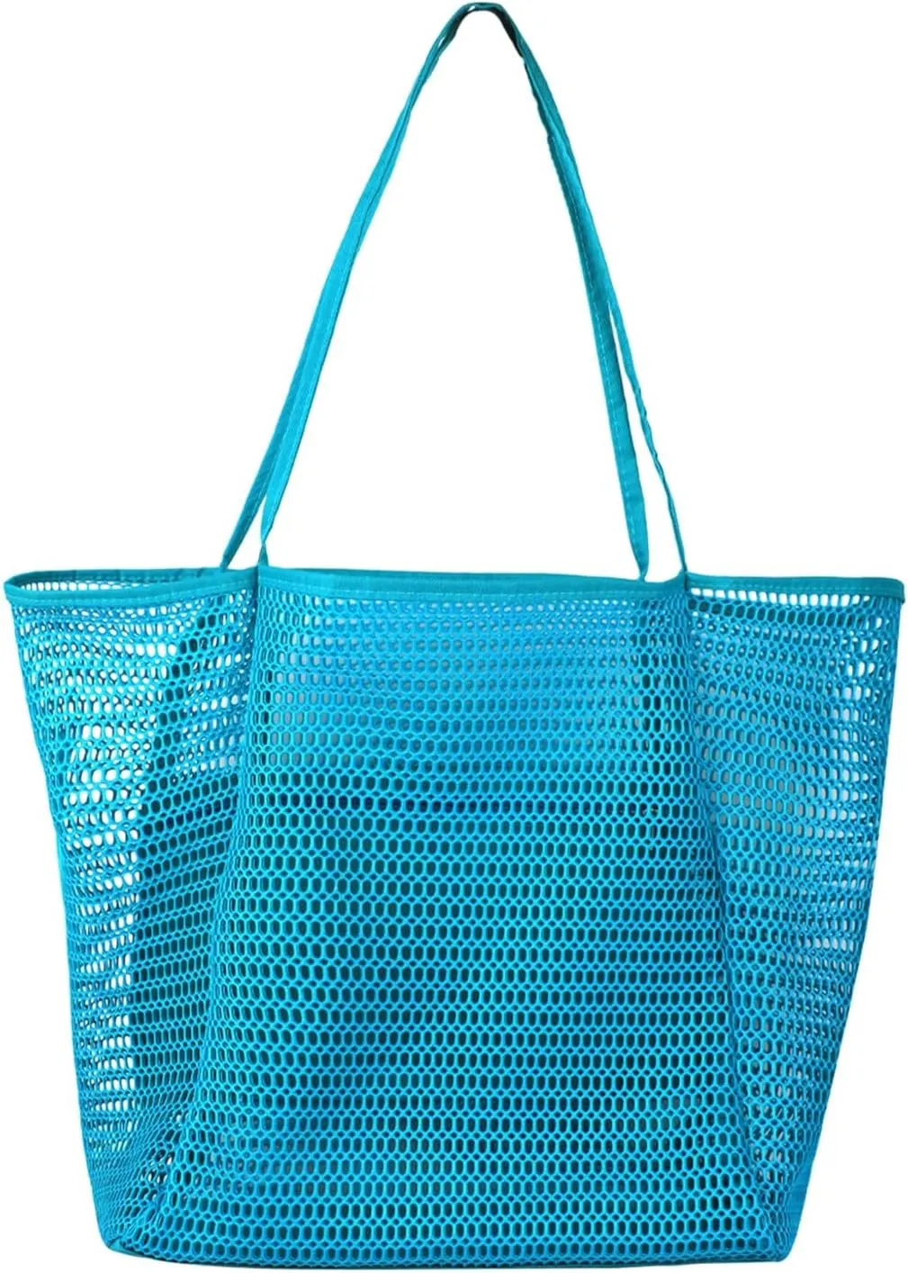 Beach Bags for Women Summer Sandproof Travel Mesh Tote Bag with Large Inner Pocket for Swimming Pools Vacations Beach