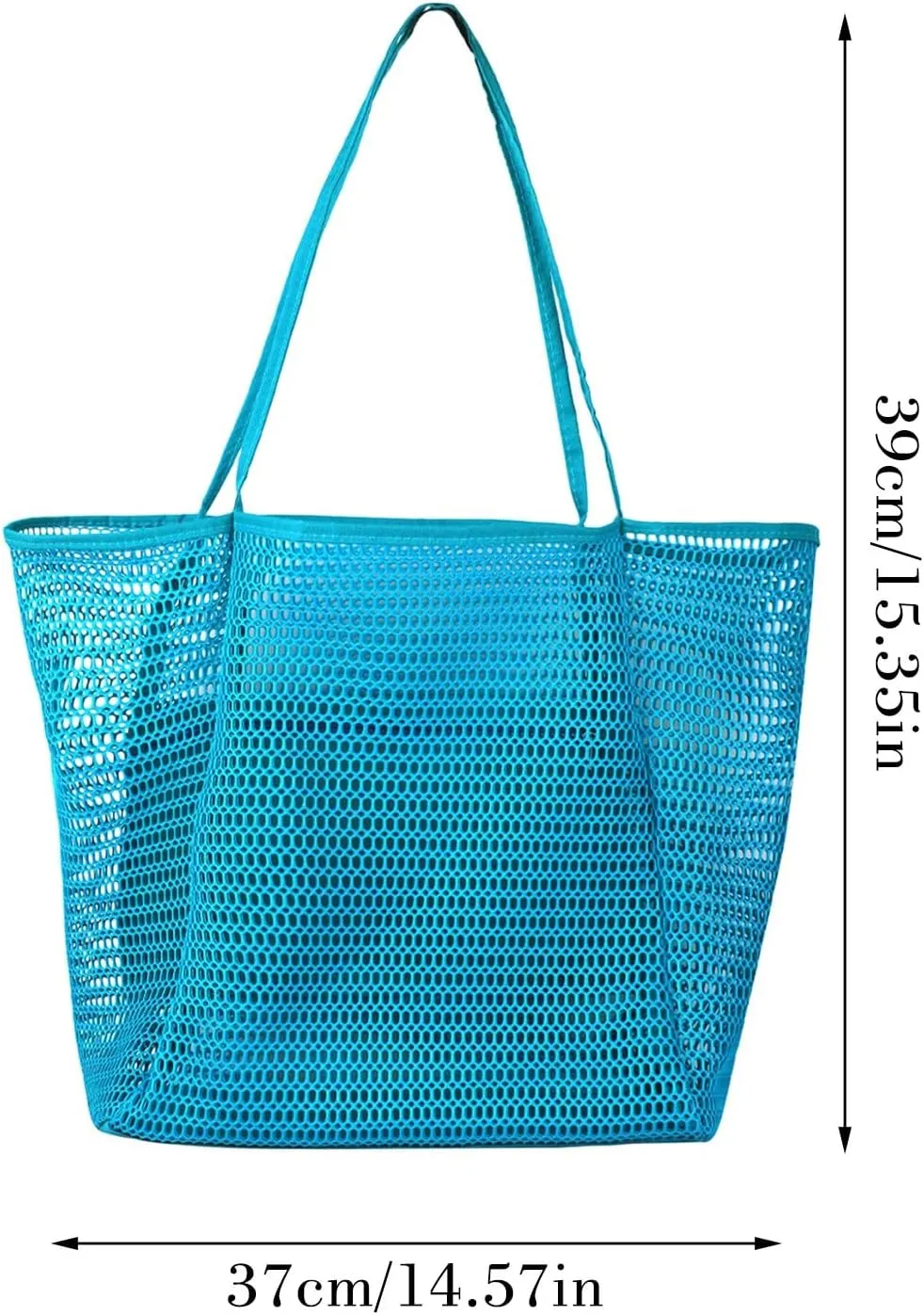 Beach Bags for Women Summer Sandproof Travel Mesh Tote Bag with Large Inner Pocket for Swimming Pools Vacations Beach