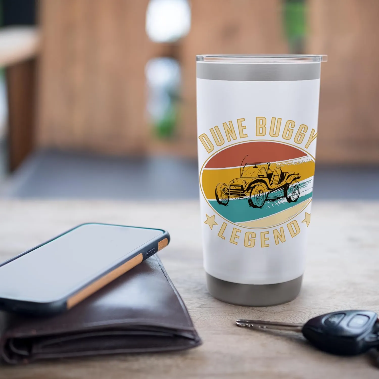 Beach Car Beach Buggy - Dune Buggy Legend Stainless Steel Insulated Tumbler