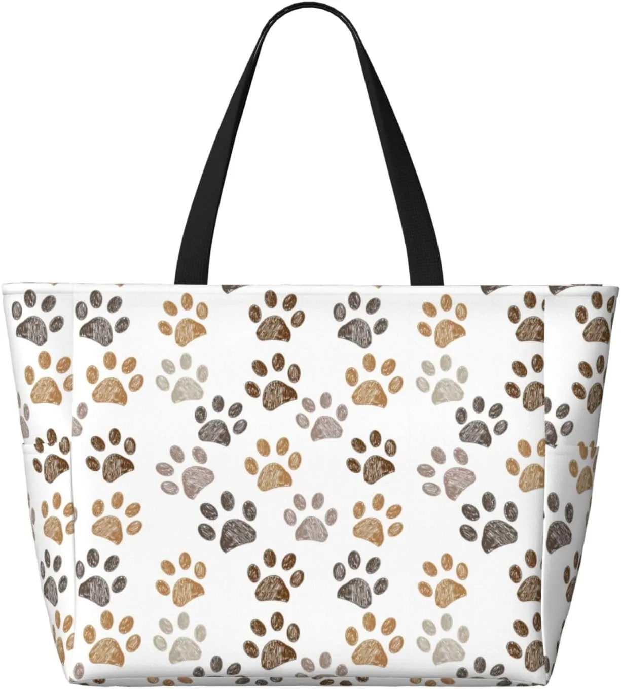 Beach Tote Bag for Women Beach Bag Waterproof and Sandproof Tote Bag with Wet Bag Large Travel Bag for Weekend Travel