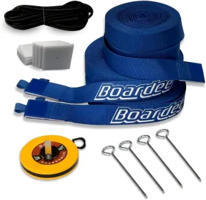 Beach Volleyball Court Lines by Boardee, Adjustable & Portable for Sand & Grass - Free Bag and Tape Measure 2 in x (26.3'x52.6') Hook & Loop Lines Durable Official Weather Resistant
