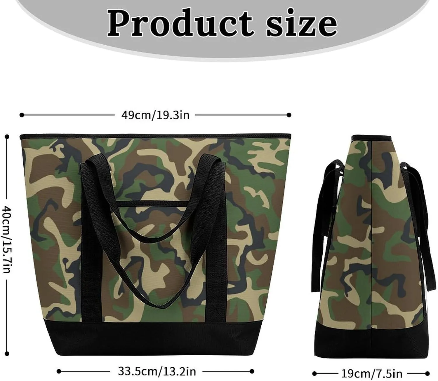 Beautiful Monarch Butterfly Fashionable Large Capacity Insulated Shopping Bag