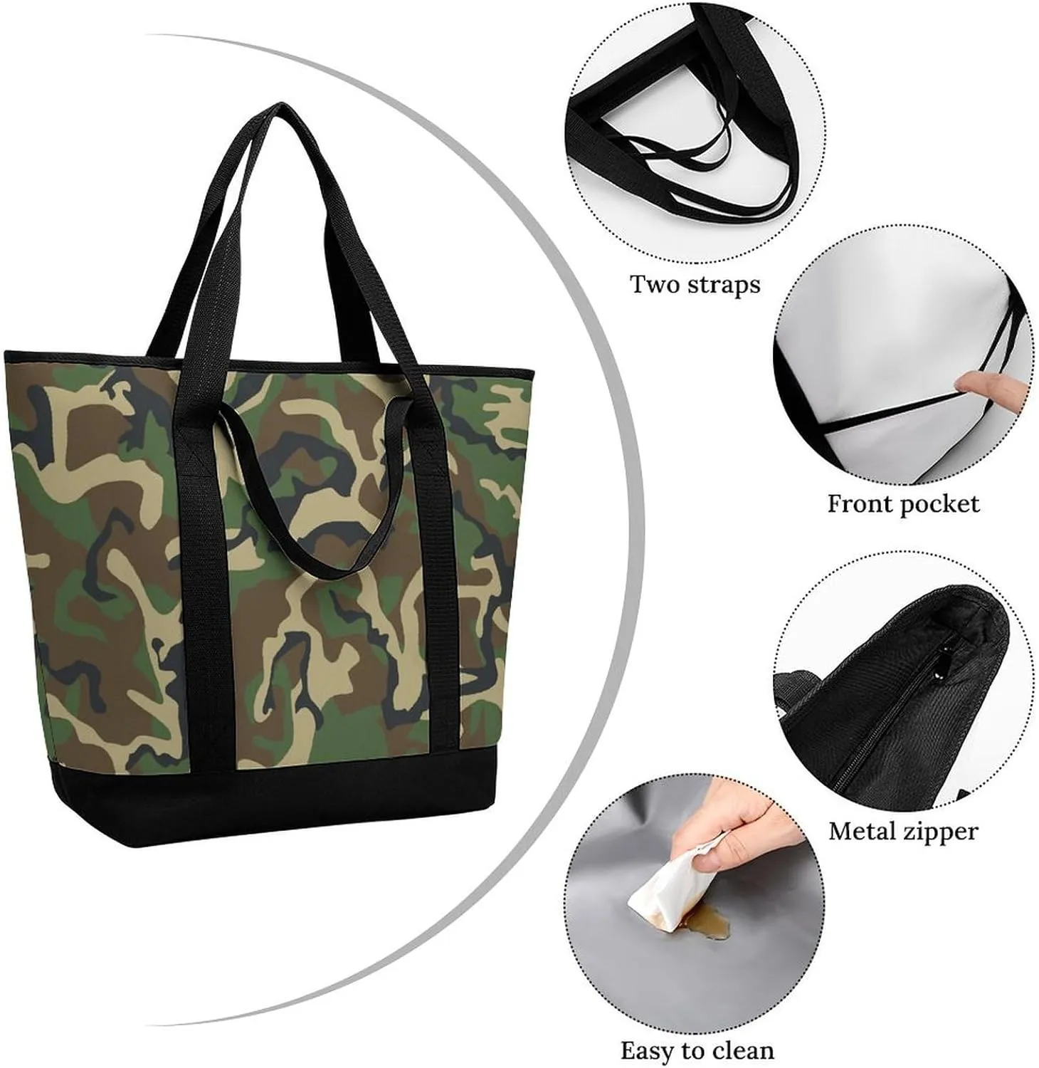 Beautiful Monarch Butterfly Fashionable Large Capacity Insulated Shopping Bag