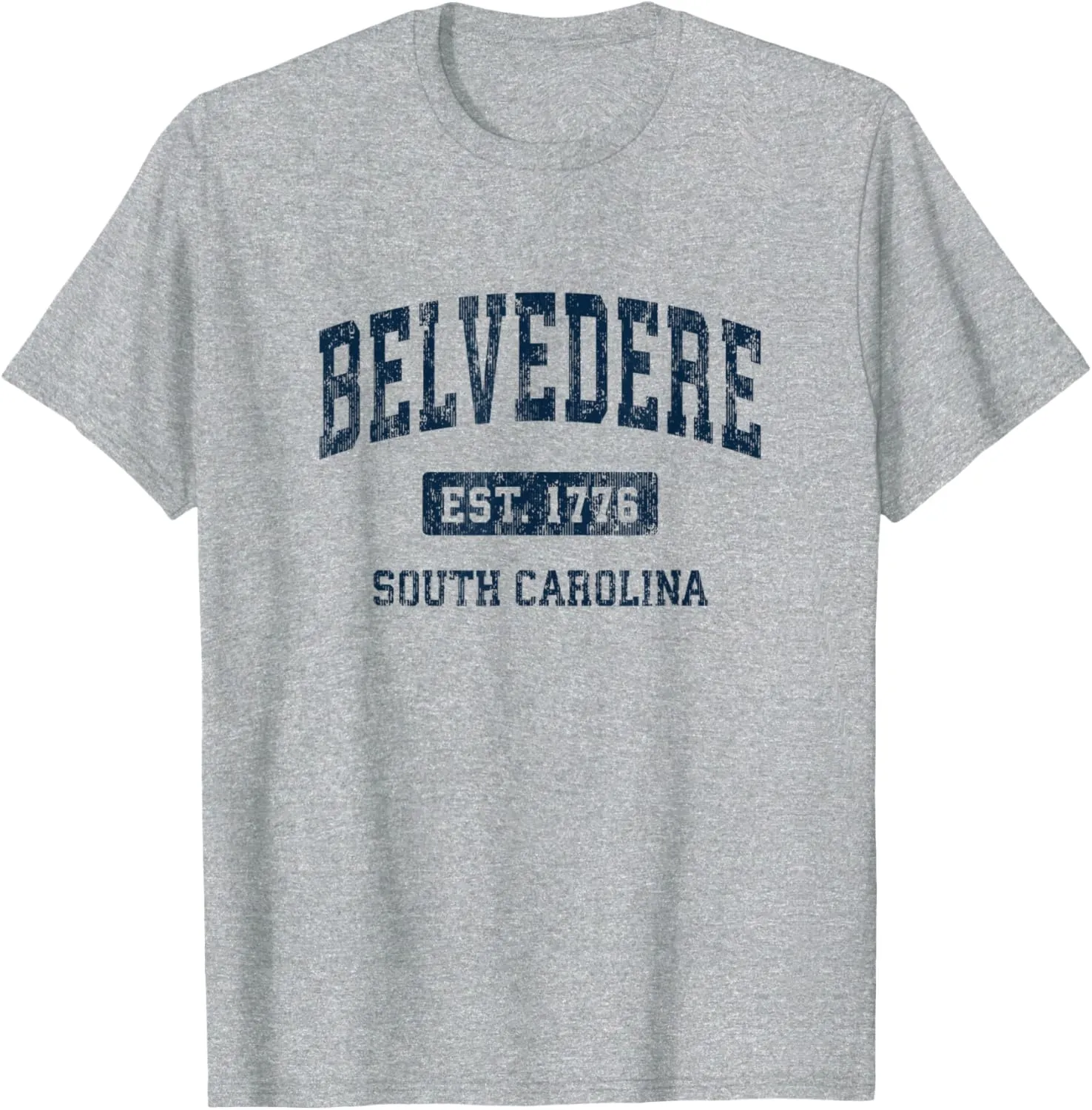 Belvedere South Carolina SC Vintage Athletic Sports Design T-Shirt