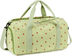 BLUBOON Duffle Bag Girls Kids Cute Gym Bag with Shoes Compartment & Wet Separation Waterproof Sports Overnight Travel Bag