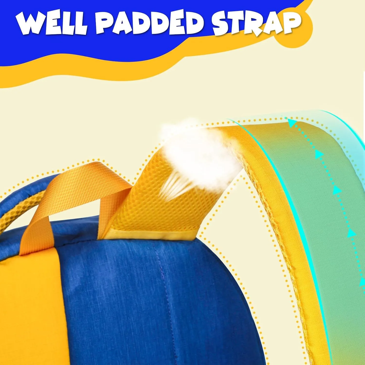 BLUEFAIRY Middle High School Backpack for Boys Girls Large Bookbag with Laptop Compartment Back to School Book Bags for Teens Teenagers Mochilas Escolares para Niños Niñas (Cobalt Blue/Yellow, Solid)