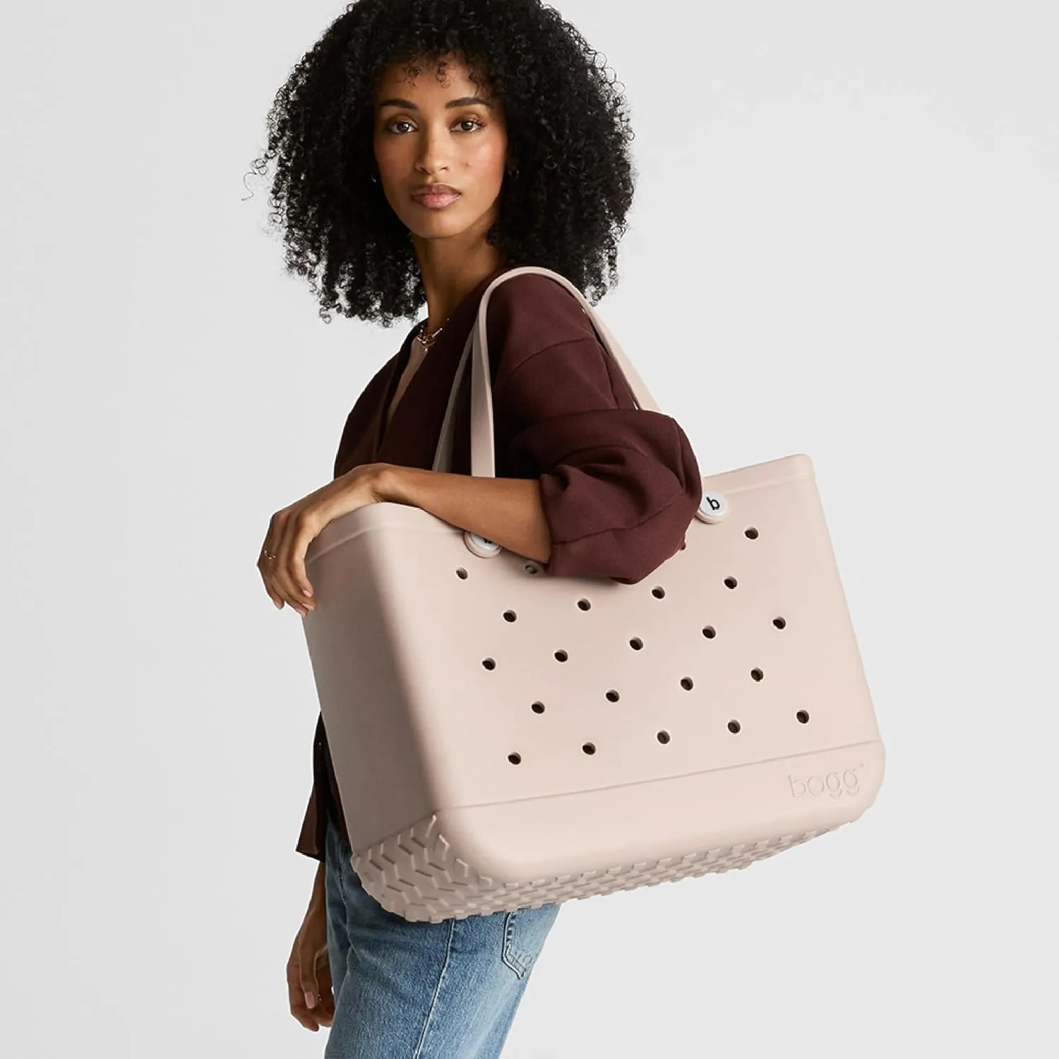 BOGG BAG - Original, Large Tote Bag - Bananarama, White Buttons - 19in L x 9in W x 14in H - Lightweight,