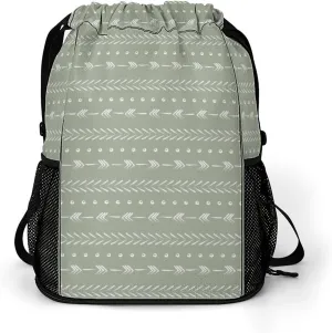 Boho Arrows Mudcloth Sports Bundle Pocket with Dry Wet Separation Unisex