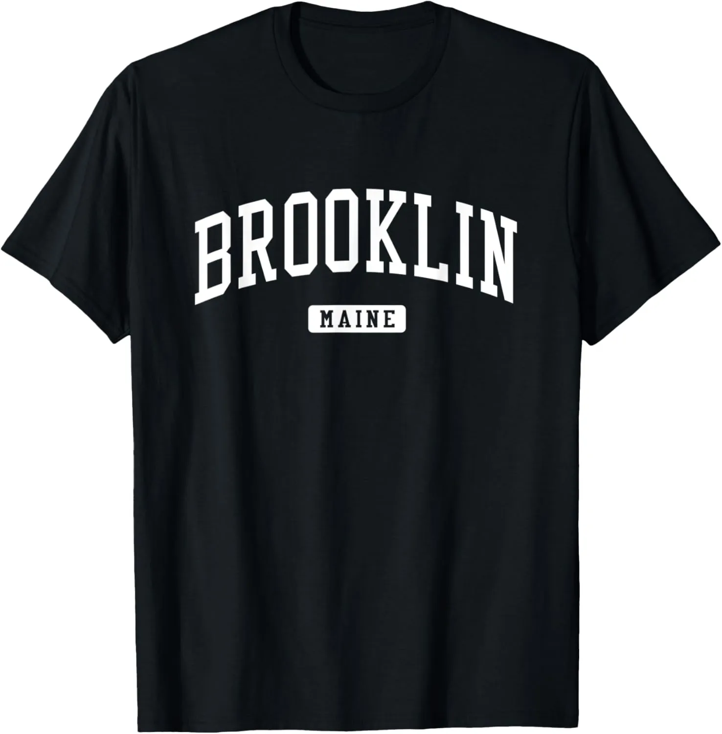 Brooklin Maine ME Vintage Athletic Sports Design T-Shirt