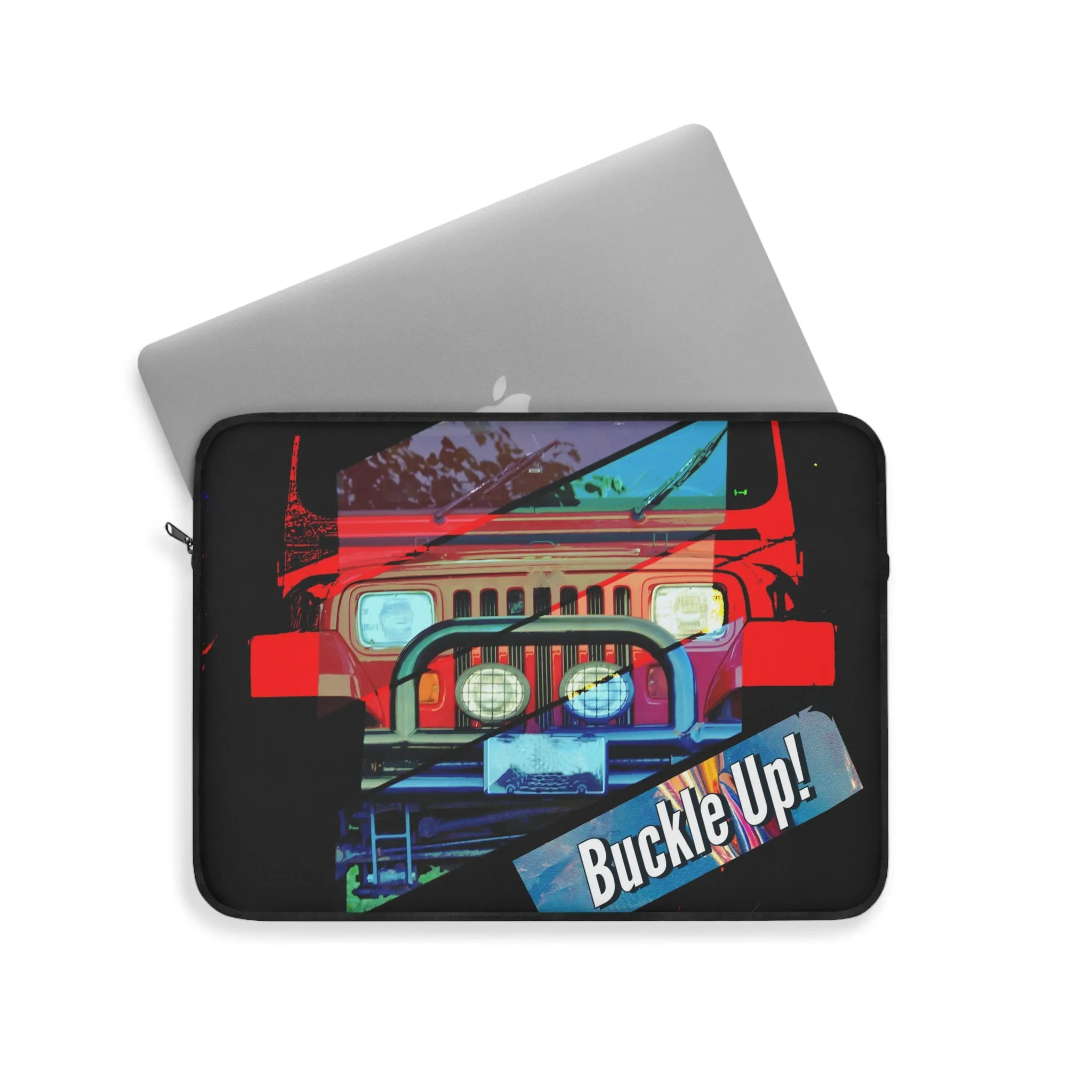 Buckle Up!  4-wheel Drive Laptop Sleeve