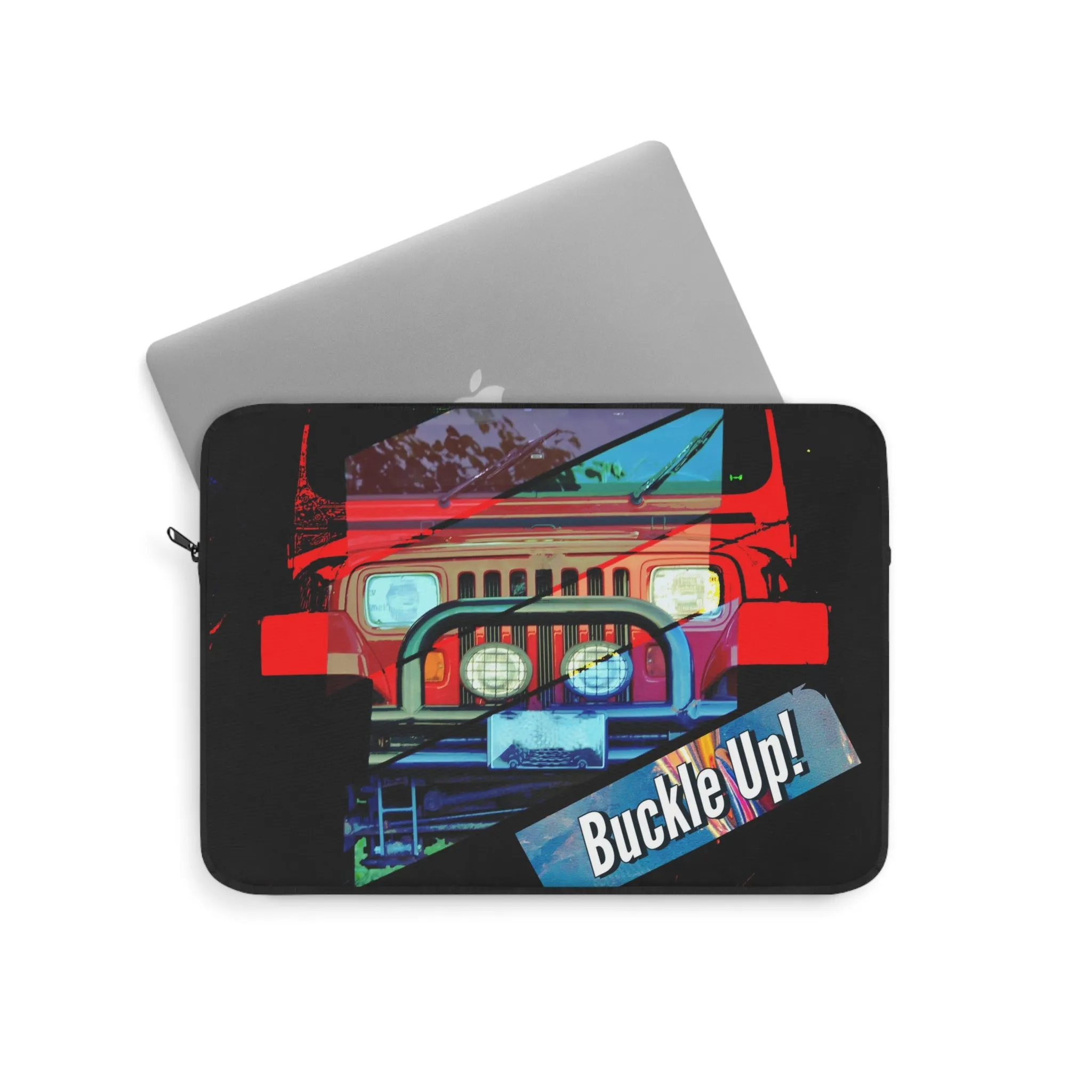 Buckle Up!  4-wheel Drive Laptop Sleeve