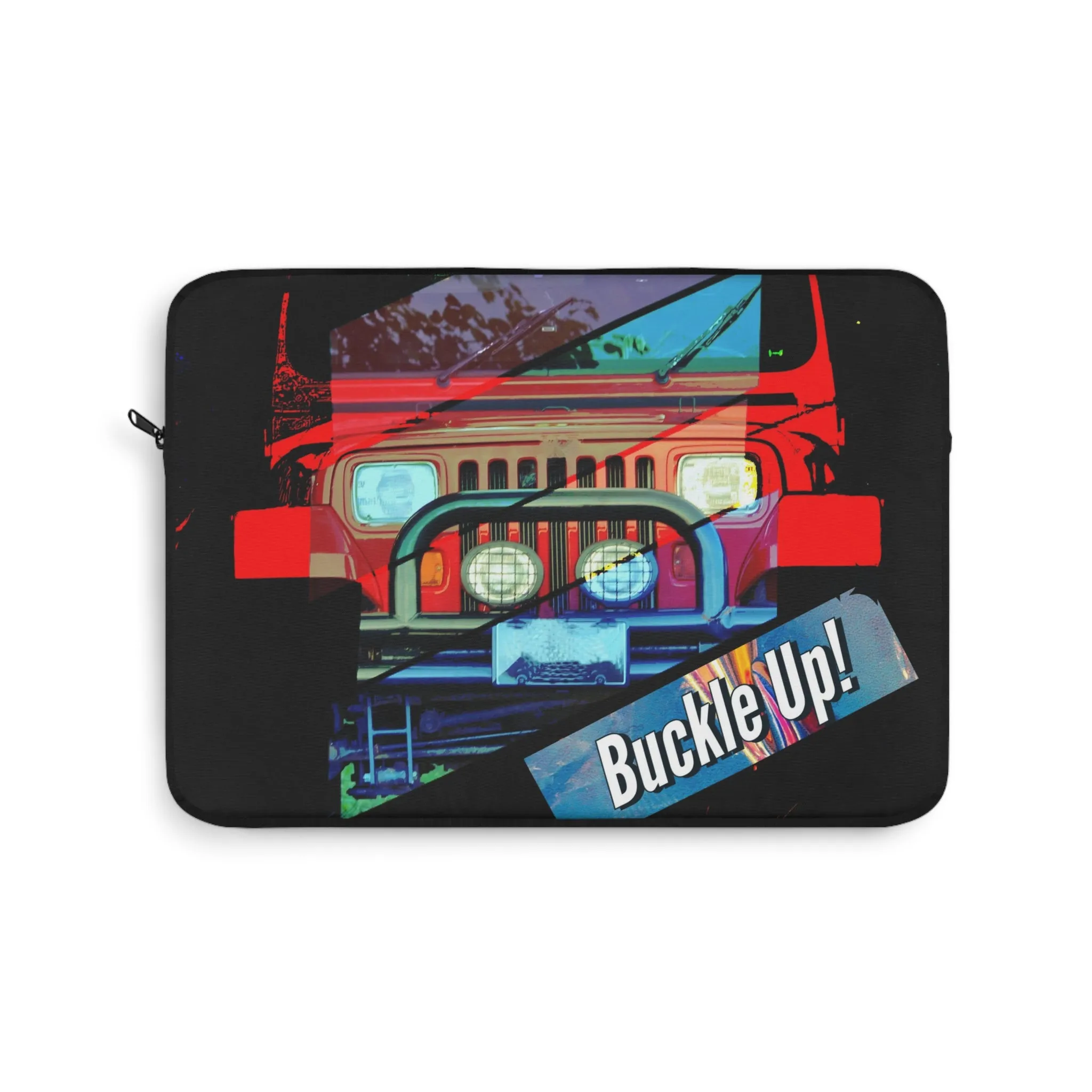 Buckle Up!  4-wheel Drive Laptop Sleeve
