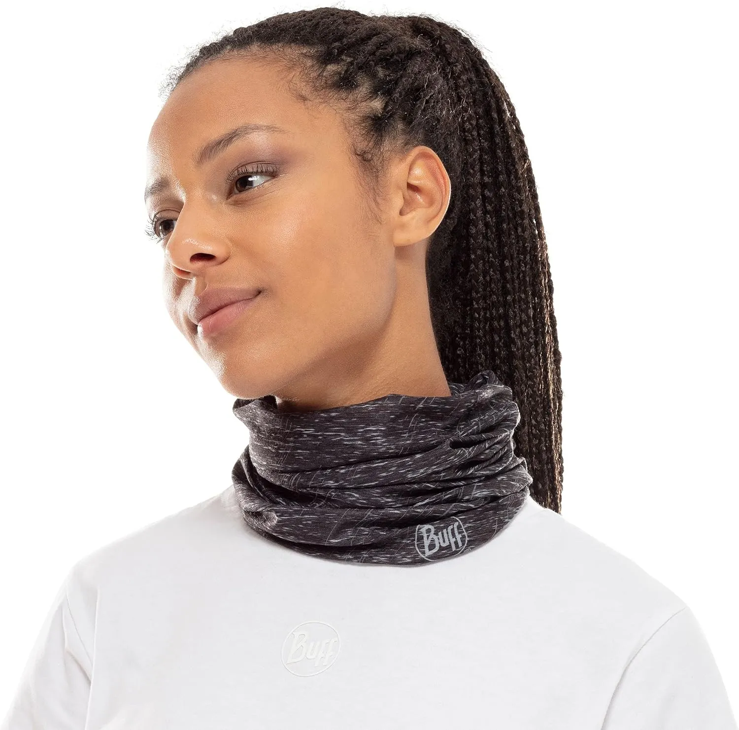 BUFF unisex-adult Multifunctional Neckwear Coolnet Uv 360° Reflective Worn 12  Ways