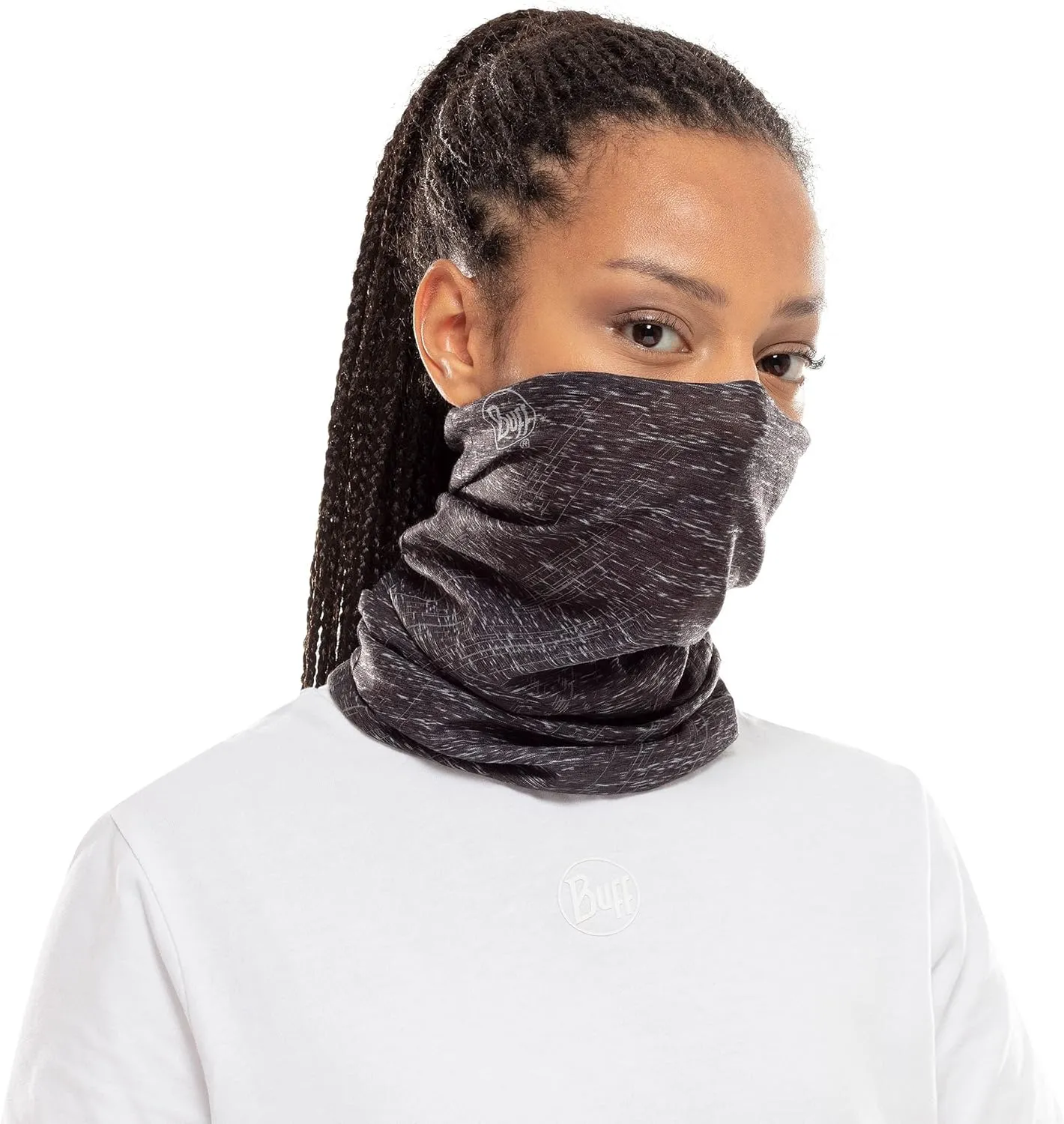 BUFF unisex-adult Multifunctional Neckwear Coolnet Uv 360° Reflective Worn 12  Ways