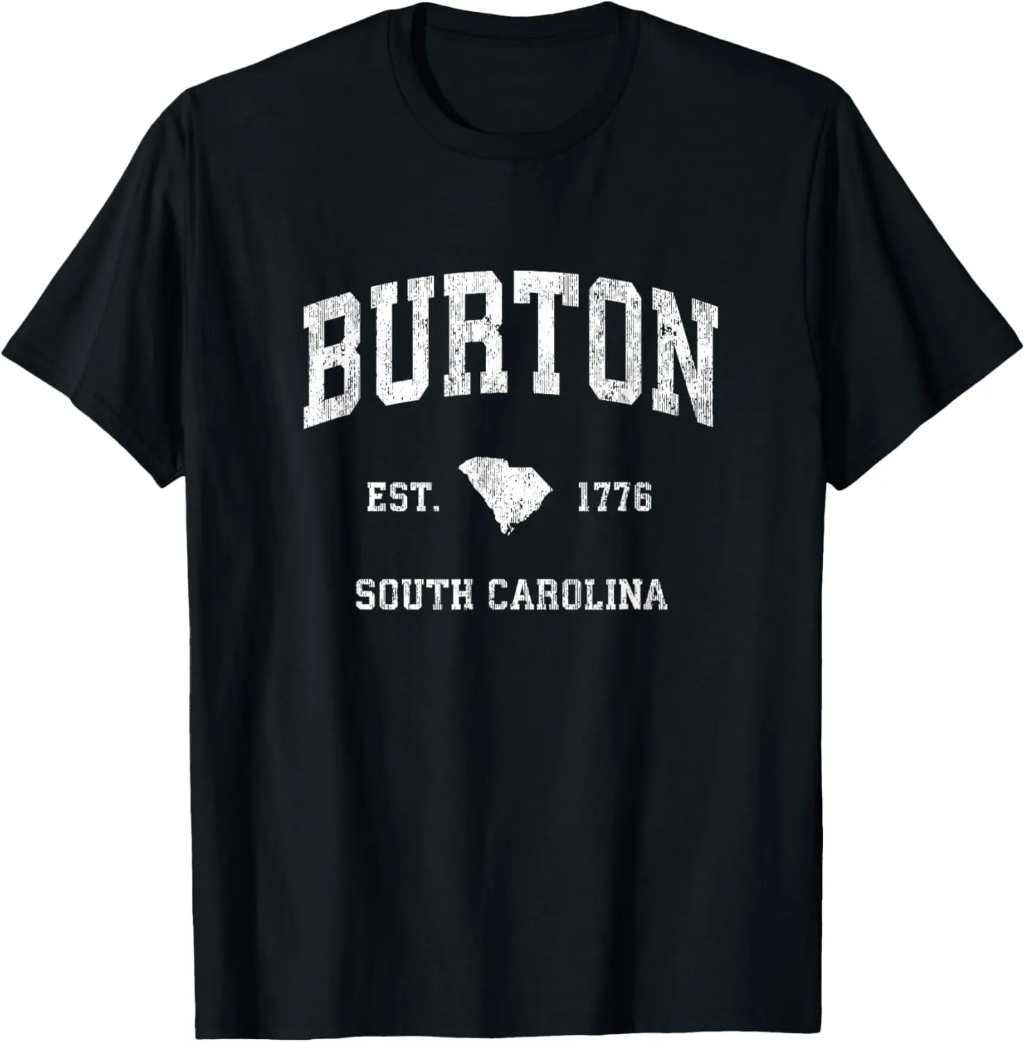 Burton South Carolina SC Vintage Athletic Sports Design T-Shirt