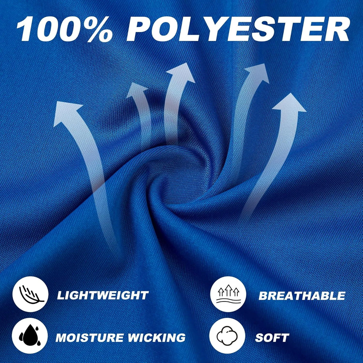 BVNSOZ Men's Workout Shirts Moisture Wicking Athletic Shirts for Men Quick Dry Active Men's Gym T Shirts