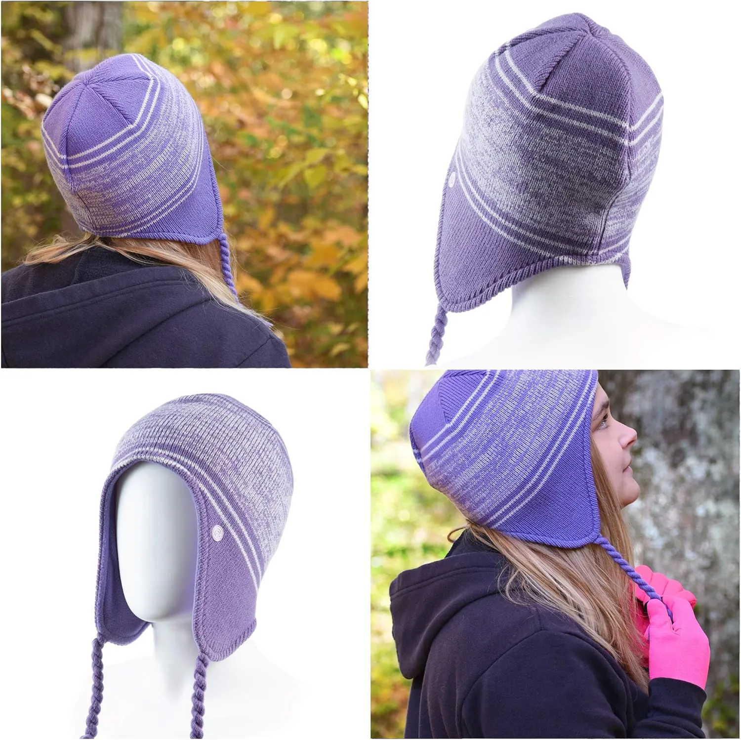 C9 Champion Kids' Peruvian Hat with Ear Flaps and Fleece Lining