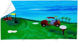 CafePress Golf Bath Or 30"x60" Absorbent, Soft Beach Towel