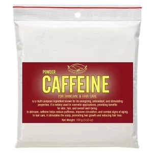 CAFFEINE POWDER - for Homemade Formulations and DIY Cosmetics Craft Projects - 100 g (3.53 oz)