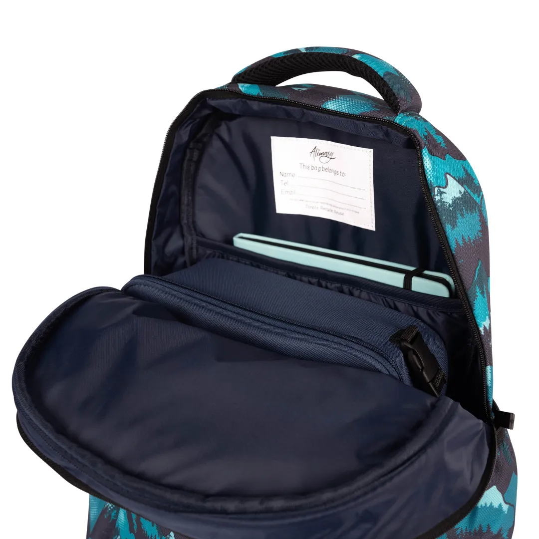 Camo Mountain Large School Backpack
