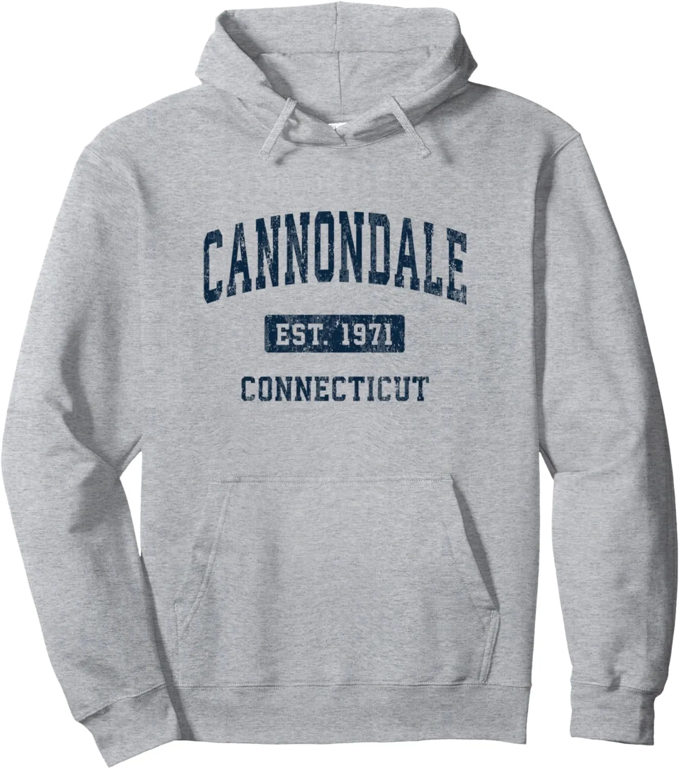 Cannondale Connecticut CT Vintage Athletic Sports Design Pullover Hoodie