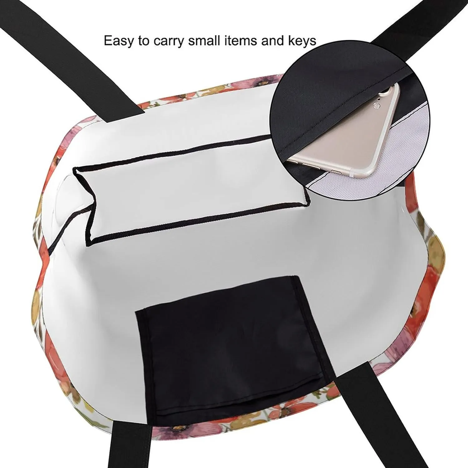 Canvas Tote Bag Large Casual Shoulder Bag for Women Handbag Reusable Beach Shopping Gym Picnic Travel Grocery Bag
