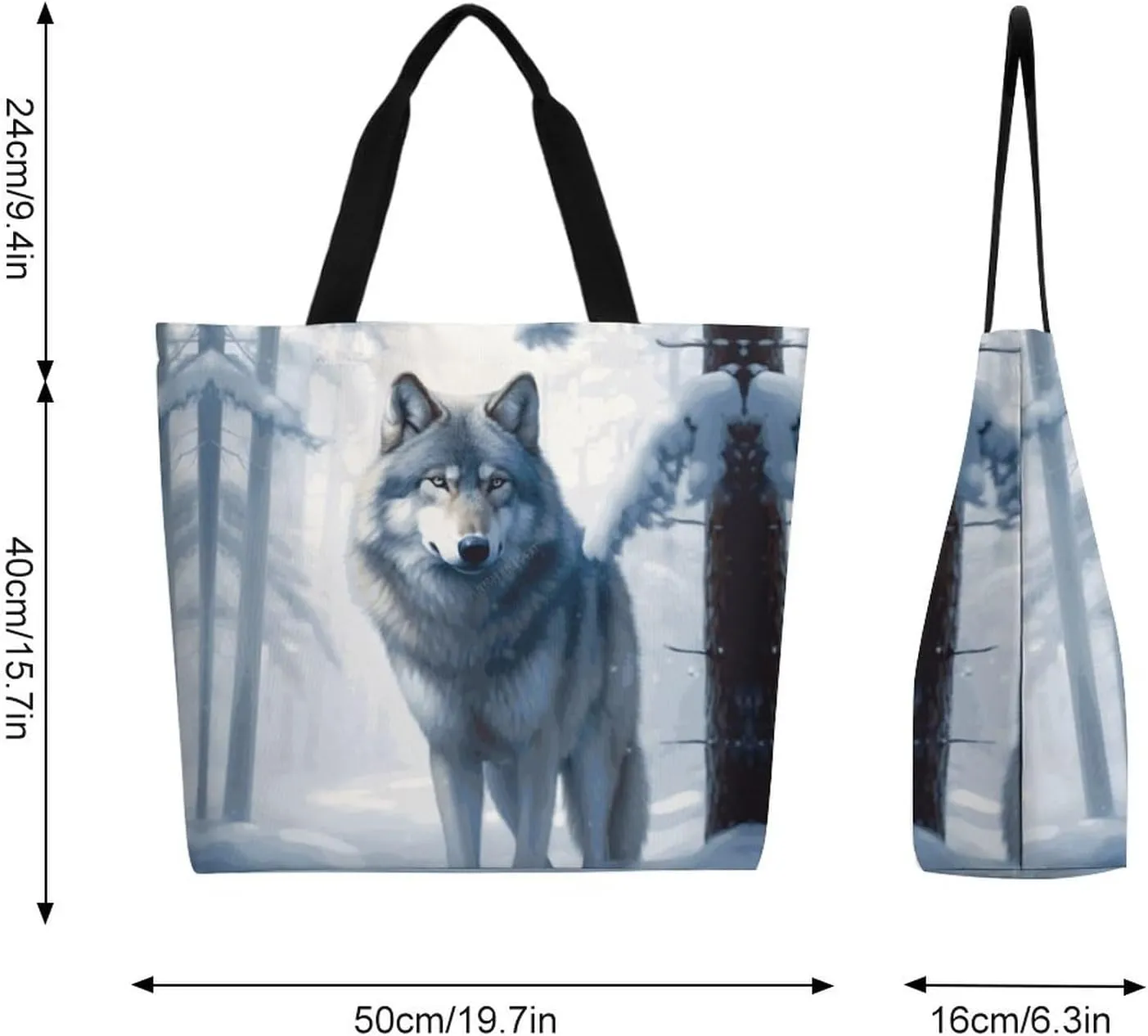 Canvas Tote Bag Large Women Casual Shoulder Bag Handbag Reusable Beach Shopping Grocery Bag For Outdoors