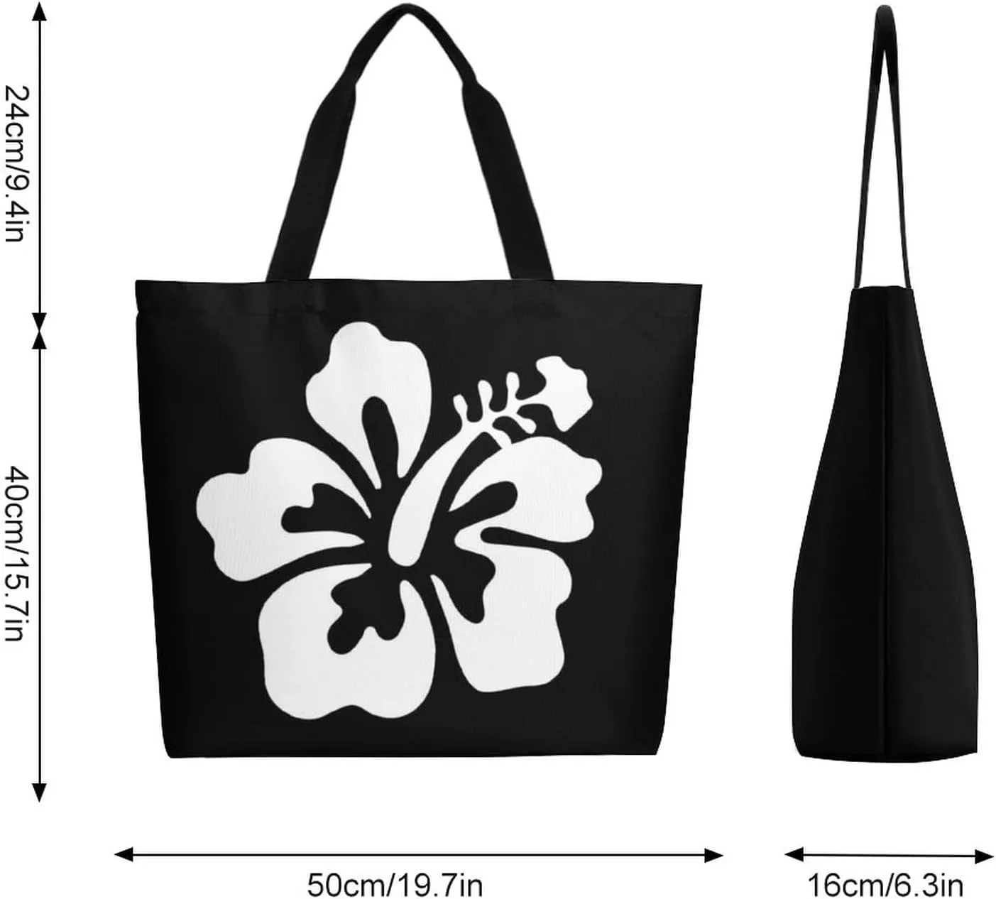 Canvas Tote Bag Large Women Casual Shoulder Bag Handbag Reusable Beach Shopping Grocery Bag For Outdoors