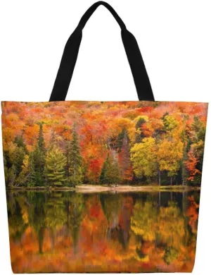 Canvas Tote Bag Large Women Casual Shoulder Bag Handbag Reusable Beach Shopping Grocery Bag For Outdoors