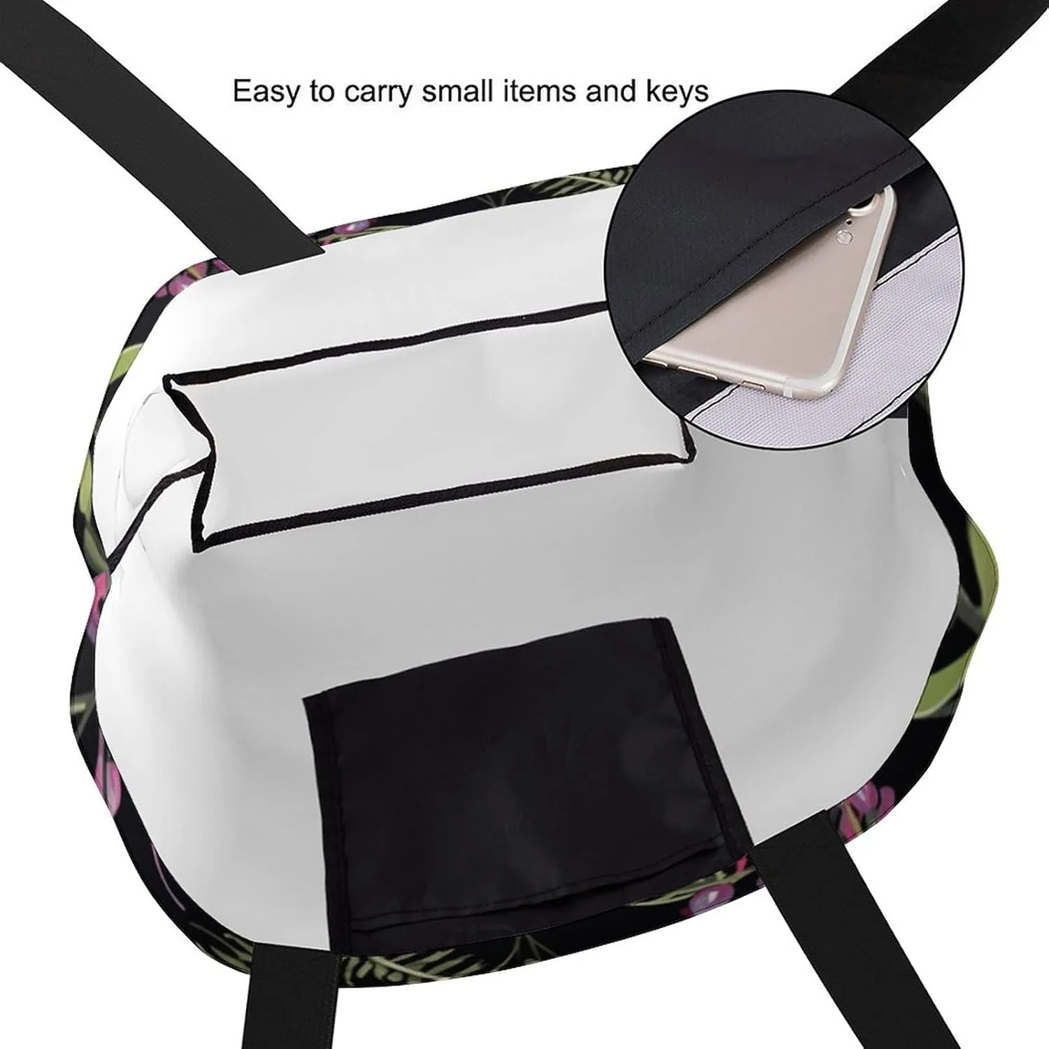 Canvas Tote Bag Large Women Casual Shoulder Bag Handbag Reusable Beach Shopping Grocery Bag For Outdoors