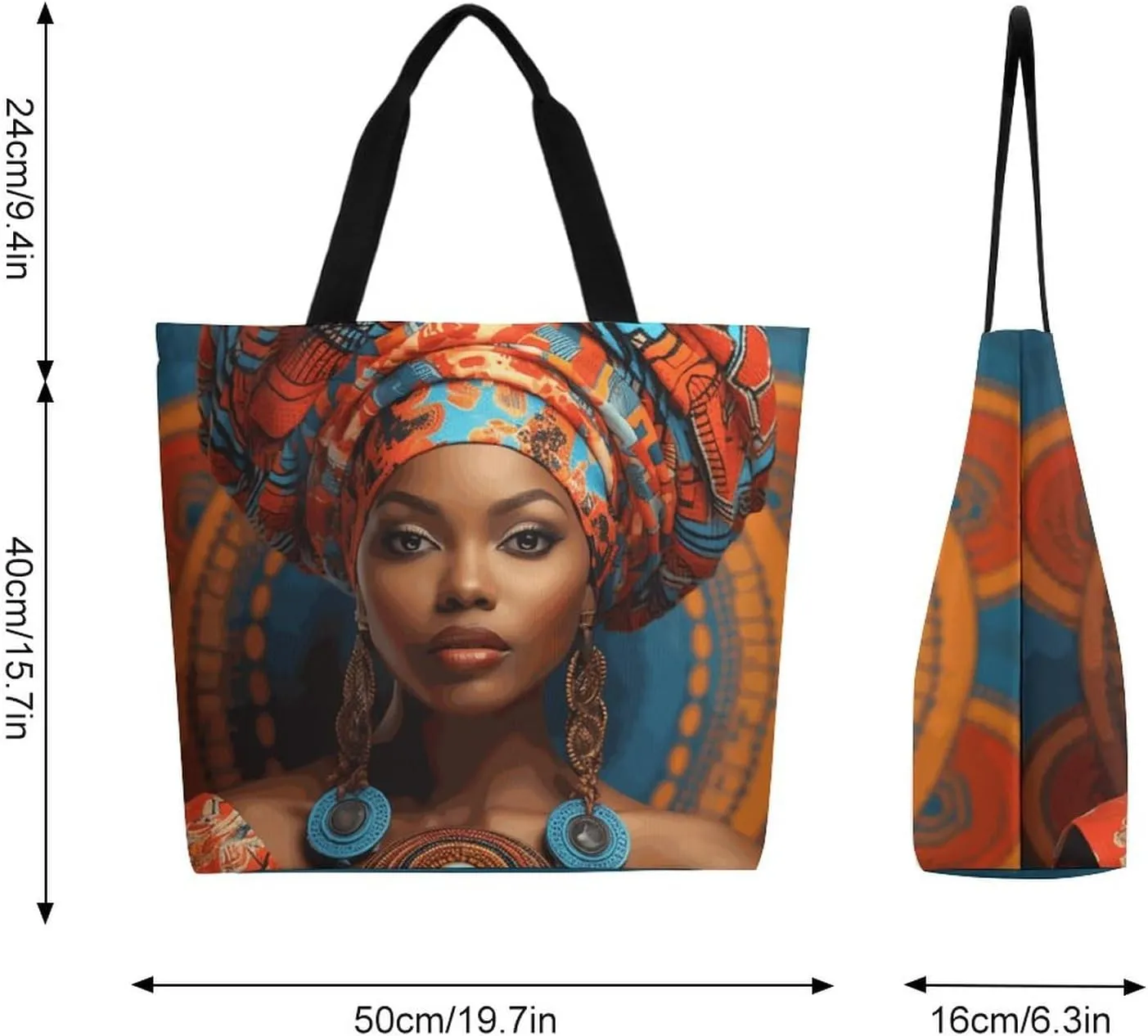 Canvas Tote Bag Large Women Casual Shoulder Bag Handbag Reusable Beach Shopping Grocery Bag For Outdoors