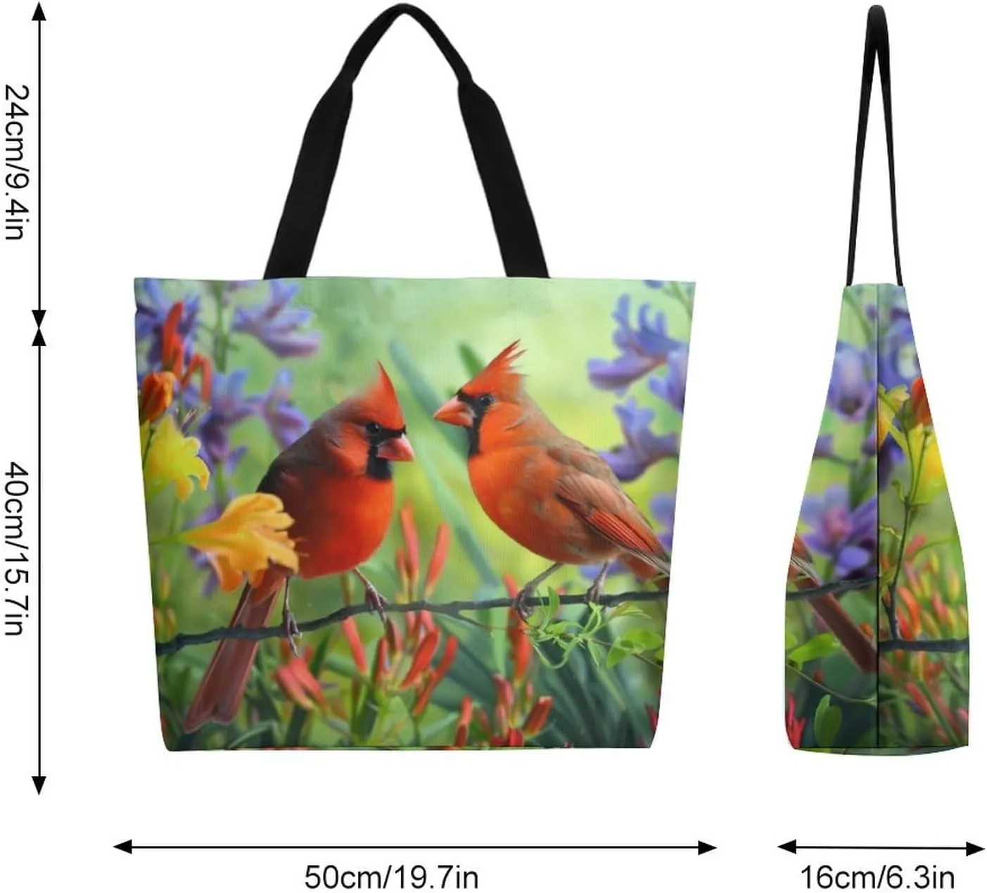 Canvas Tote Bag Large Women Casual Shoulder Bag Handbag Reusable Beach Shopping Grocery Bag For Outdoors