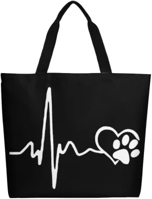 Canvas Tote Bag Large Women Casual Shoulder Bag Handbag Reusable Beach Shopping Grocery Bag For Outdoors
