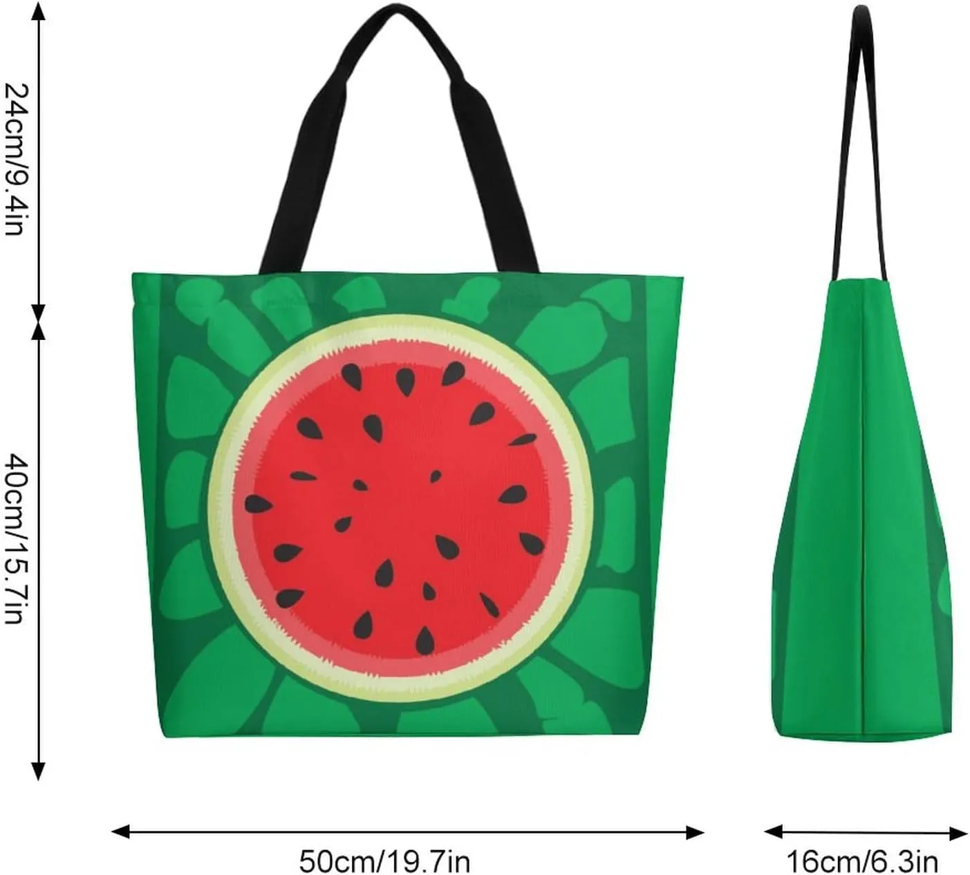 Canvas Tote Bag Large Women Casual Shoulder Bag Handbag Reusable Beach Shopping Grocery Bag For Outdoors