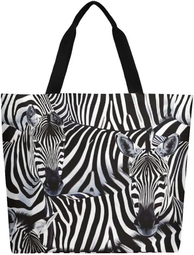 Canvas Tote Bag Large Women Casual Shoulder Bag Handbag Reusable Beach Shopping Grocery Bag For Outdoors