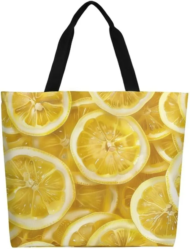 Canvas Tote Bag Large Women Casual Shoulder Bag Handbag Reusable Beach Shopping Grocery Bag For Outdoors
