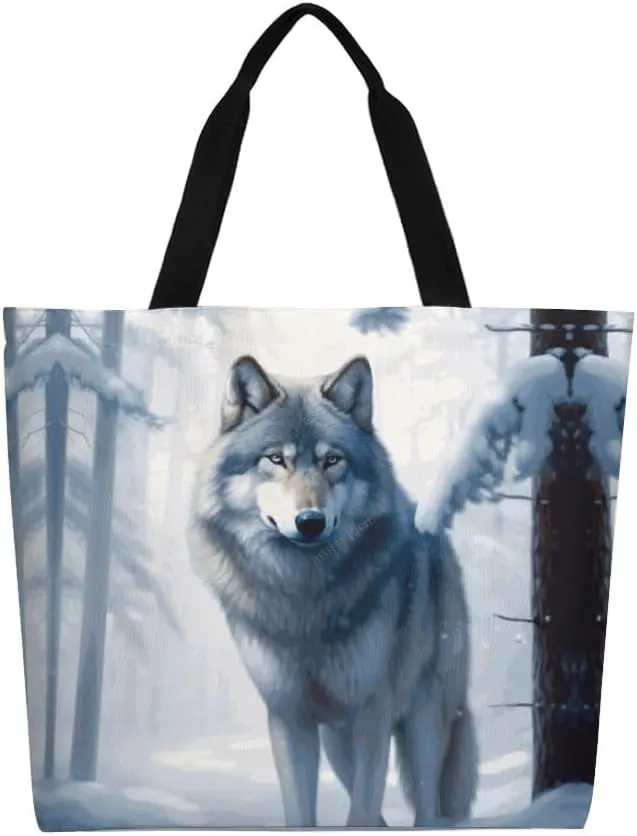 Canvas Tote Bag Large Women Casual Shoulder Bag Handbag Reusable Beach Shopping Grocery Bag For Outdoors