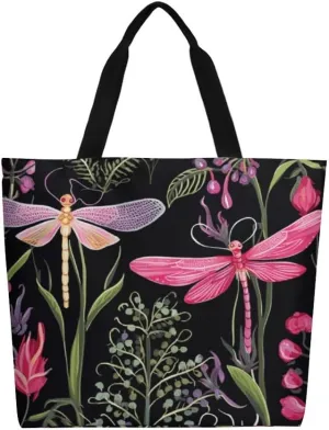 Canvas Tote Bag Large Women Casual Shoulder Bag Handbag Reusable Beach Shopping Grocery Bag For Outdoors