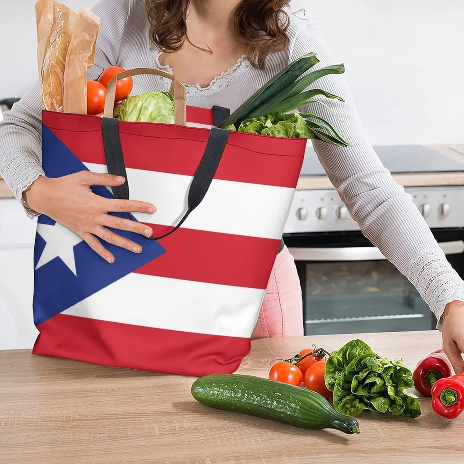 Canvas Tote Bag Large Women Casual Shoulder Bag Handbag Reusable Beach Shopping Grocery Bag For Outdoors