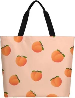 Canvas Tote Bag - Large Women's Casual Shoulder Handbag - Reusable Beach & Shopping Grocery Bag for Outdoors